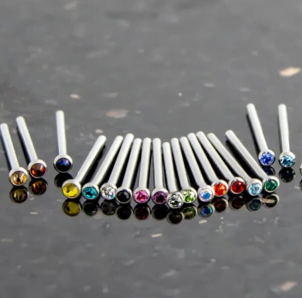 Jeweled Nose Pins