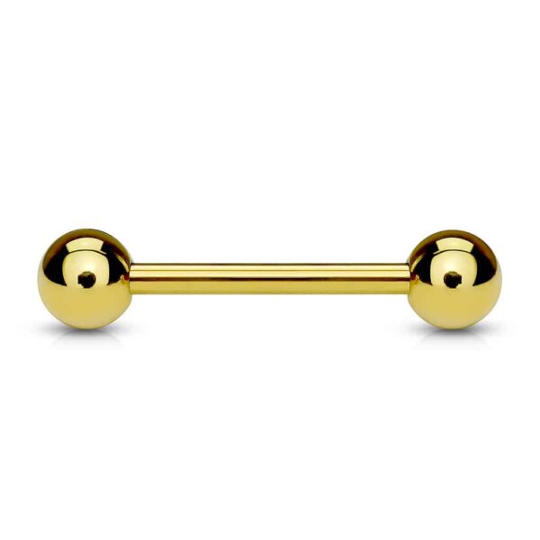 Gold Titanium Barbell - Image 2