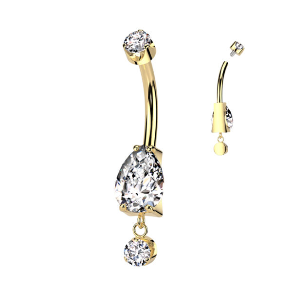 Golden Luxe Dangle Barbell