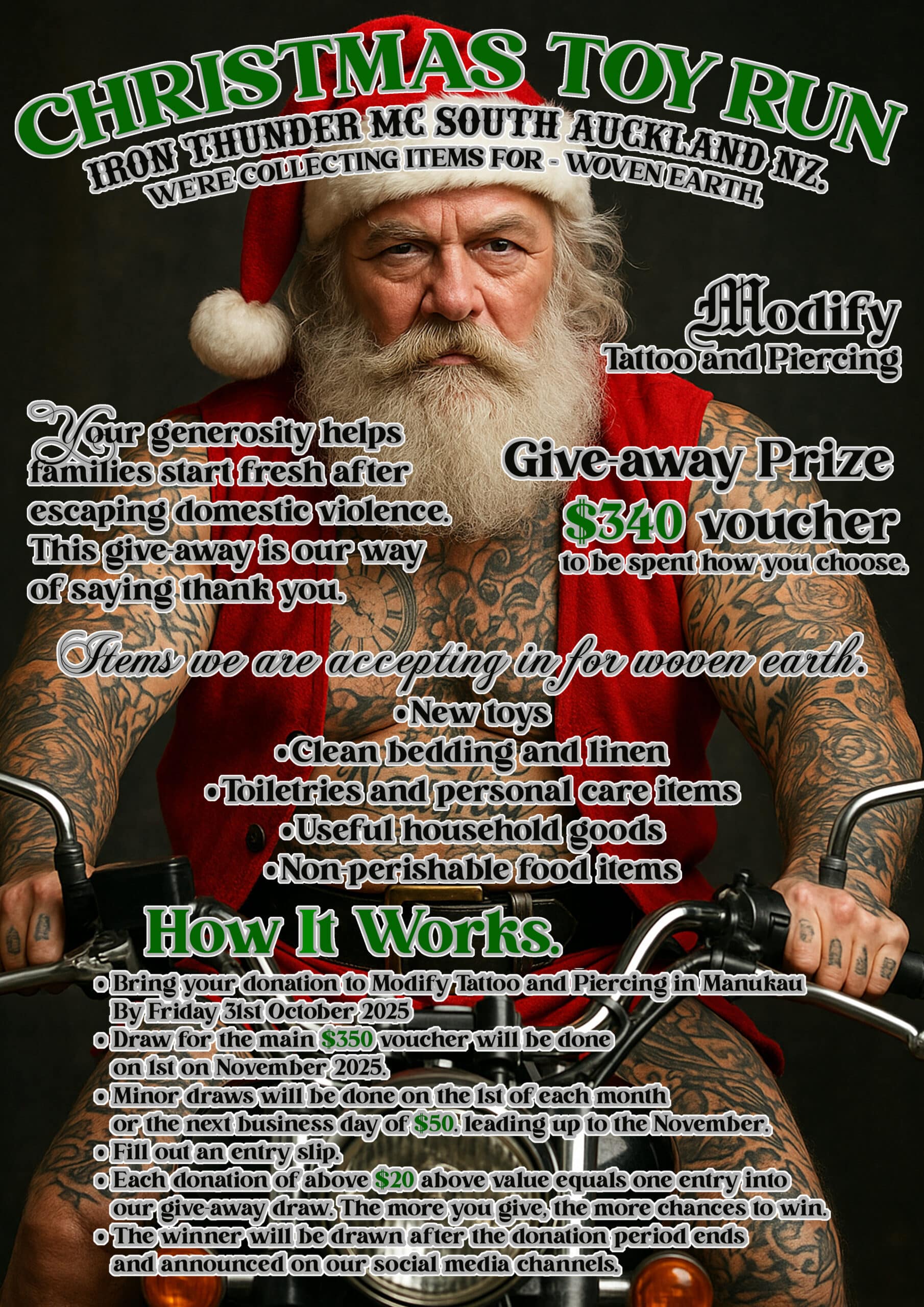 Toy run Modify Givaway