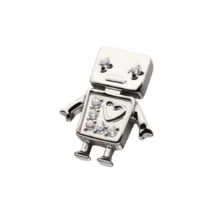 Titanium Threadless Robot Top for ear piercings
